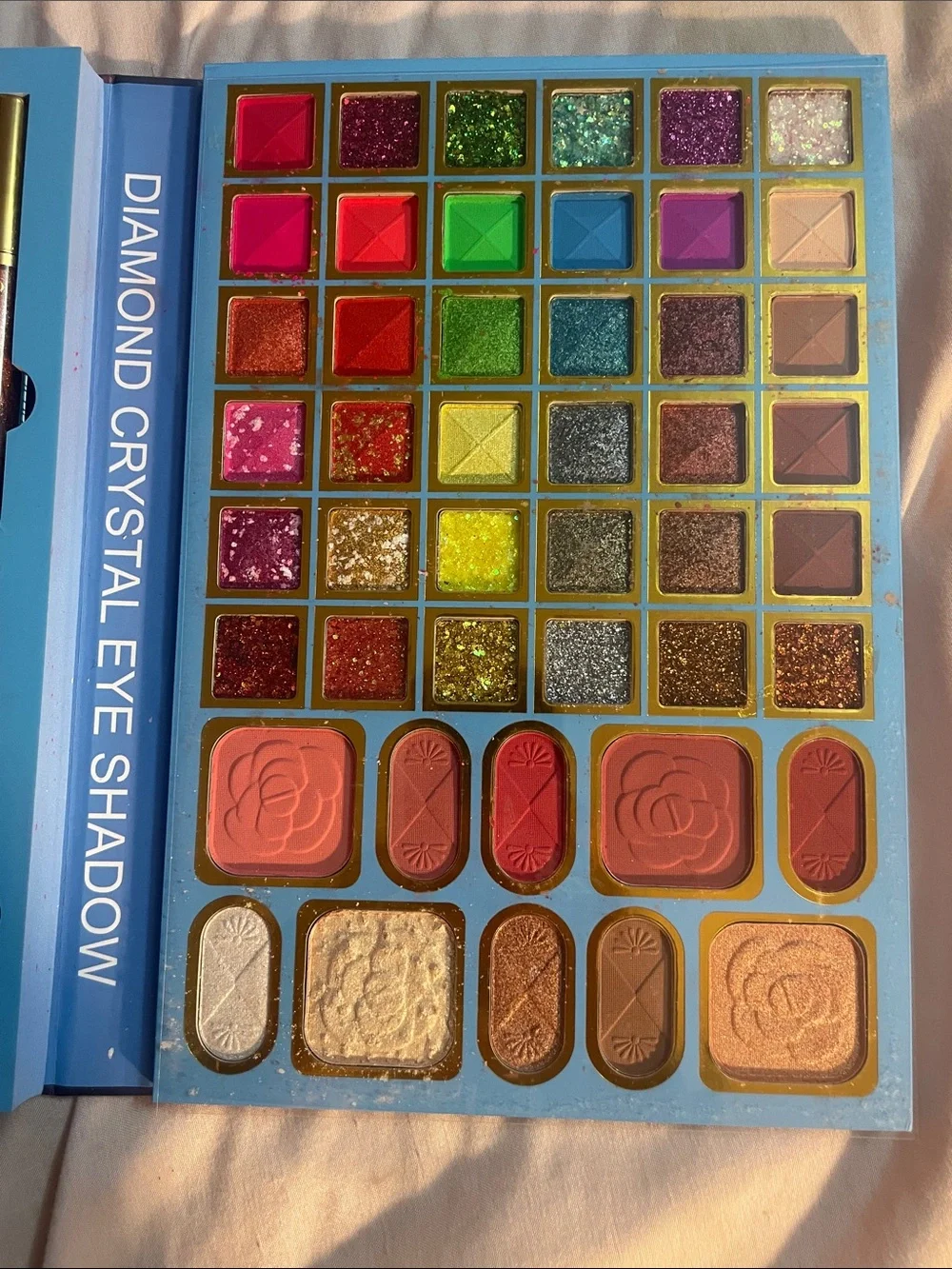 Retro NAKED5 Lisa Frank edition Diamond Crystal Eyeshadow makeup palette NWT